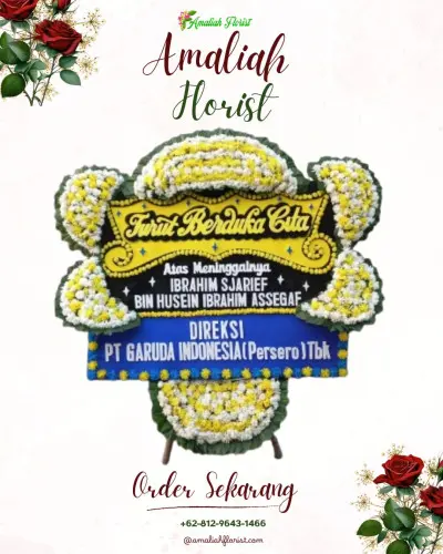Papan Bunga Duka di Cibeunying Kaler