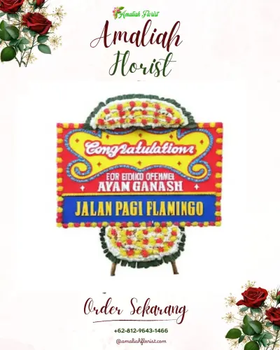 Bunga Papan Congratulation di Cibeunying Kaler